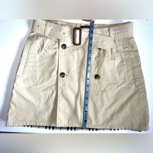 BURBERRY Khaki skirt size 10